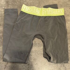Gymshark Leggings with Lime Waistband